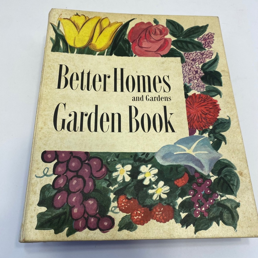 Better Homes and Gardens Garden Book Good Vintage 1954 2nd Ed